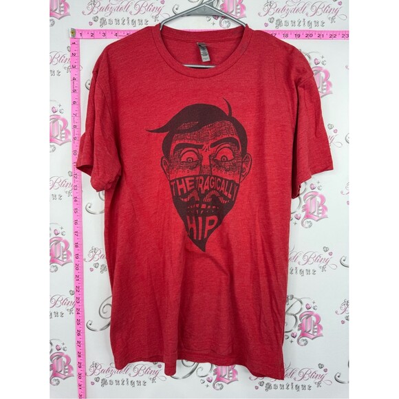 Next Level Apparel Other - Next Level Apparel Red Short-Sleeve The Tragically Hip Graphic Tee